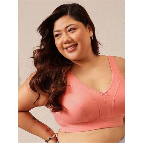 Buy Clovia Cotton Solid Non-Padded Full Cup Wire Free Everyday Bra ...