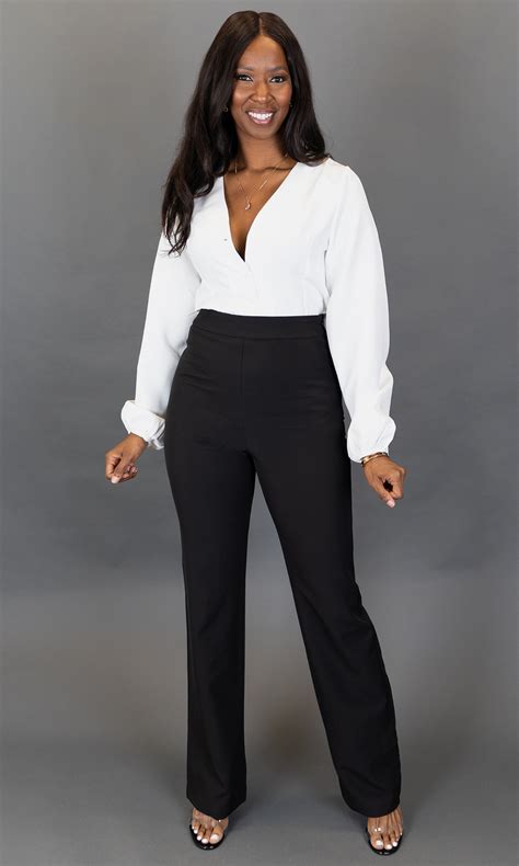 Tall Women's Black Dress Pants | Tall Women's Clothing