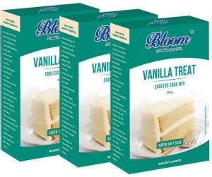 Bloom Vanilla Treat - Eggless Cake Mix 400g 1200 g Price in India - Buy ...