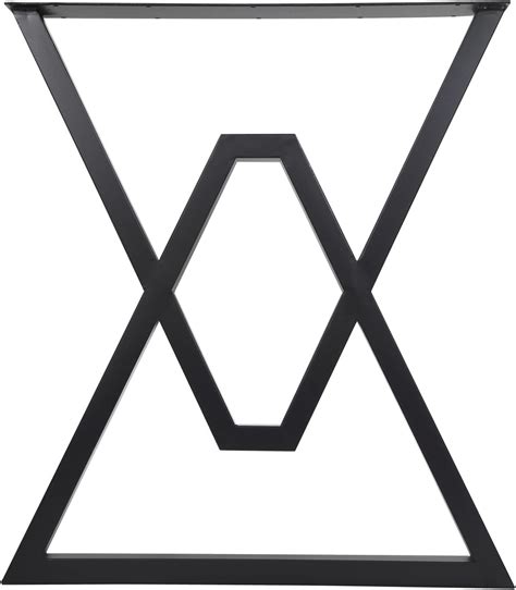 Buy SSS Furniture Metal Table Legs 28”H x 20”W, DIY Furniture Legs for ...