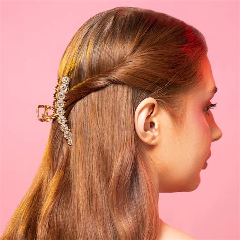 Buy Sparkle Stone Metal Claw Clip Online - Accessorize India