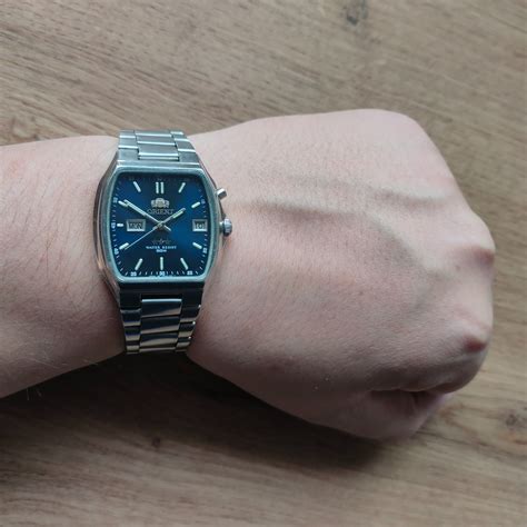 Blue Orient watch square watch Vintage orient India | Ubuy