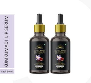 Desi Crew Premium Kumkumadi Lip Serum Oil For Glossy & Shiny Lips with ...