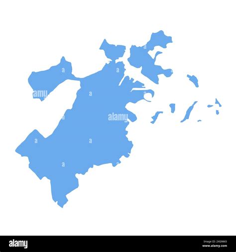 Silhouette map of boston city, capital of Massachusetts Stock Vector Image & Art - Alamy