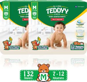 TEDDYY Easy Diaper Pants with Rash Protection and 3x Faster absorption ...
