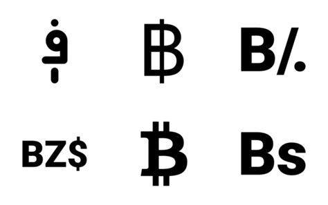Currency Icon Pack | Black fill | 65 .SVG Icons