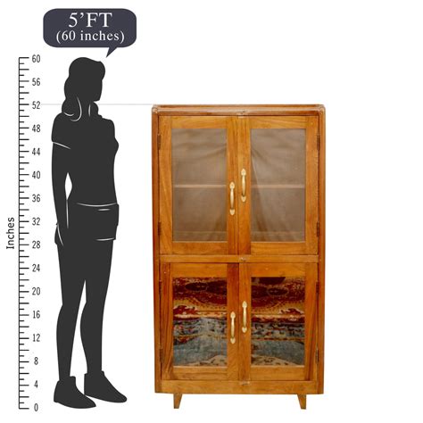 Elevate Your Space with a 4-Tier Wooden Display Cabinet - Organize in ...