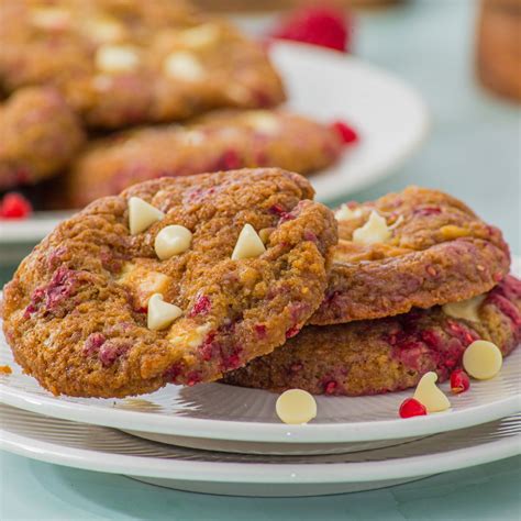 White Chocolate Raspberry Cookies Recipe - Easy, quick and healthy recipes from the comfort of ...