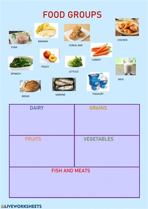 Image result for Food Groups Lessons
