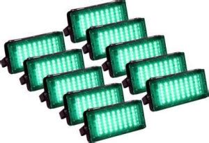 Online Generation 50 WATT GREEN FLOOD LIGHT 10 Flood Light Outdoor Lamp ...