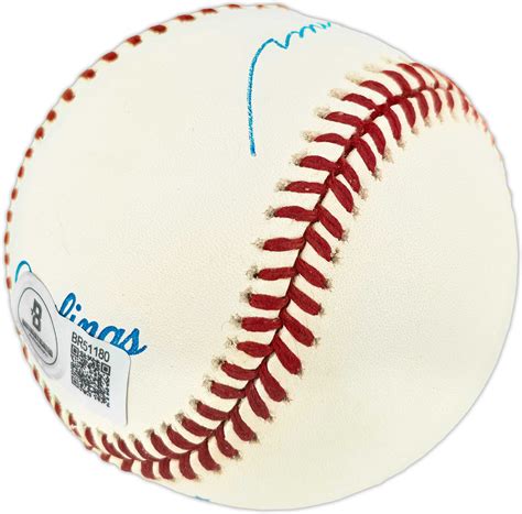 Jim Spencer Autographed Official AL Baseball New York Yankees Beckett