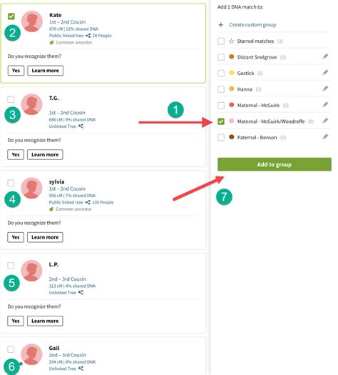 Image result for Color Coding DNA Matches