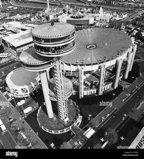QUEENS: WORLD'S FAIR, 1964. /nAerial view of the New York State ...