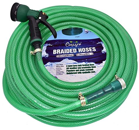Buy CINAGRO - Heavy Duty 3 Layered Braided Water Hose Pipe (Size : 1/2 ...