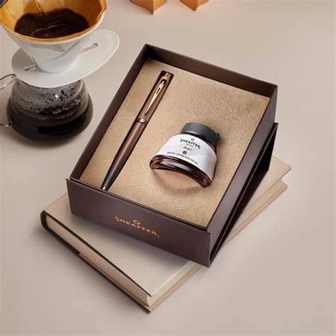 Sheaffer Coffee Edition 100 9374 Fountain Pen Medium Nib with Coffee S ...