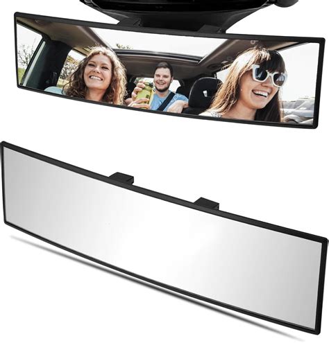 Amazon.com: WSSROGY Car Rearview Mirror HD Glass 12 Inch Anti Glare ...