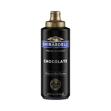 Ghirardelli Black Label Chocolate Sauce Squeeze Bottle 16oz - Bean Here ...