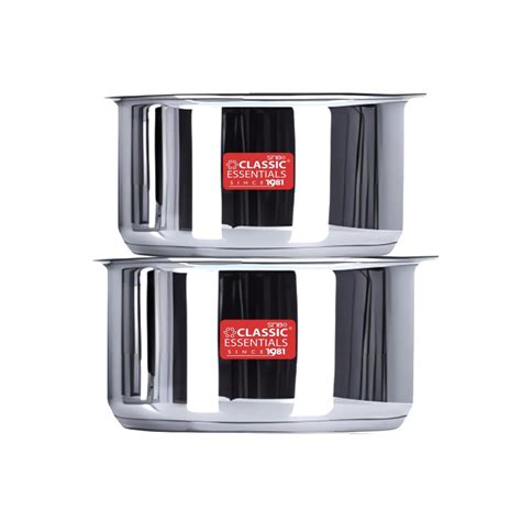 Buy Classic Essentials Stainless Steel Induction Bottom/Encapsulated ...