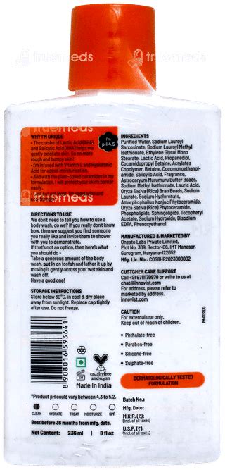 Chemist At Play Daily Exfoliating Body Wash 236ml - Uses, Side Effects ...