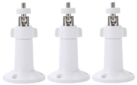 Alexvyan 5 mm 1/4" 8 cm Long White Security CCTV Camera Bracket Ceiling ...