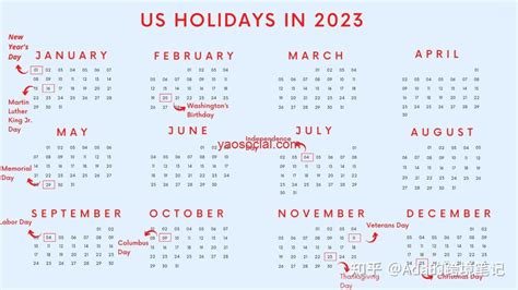 2023年美国节日营销日历 US Holiday Calendar - 知乎