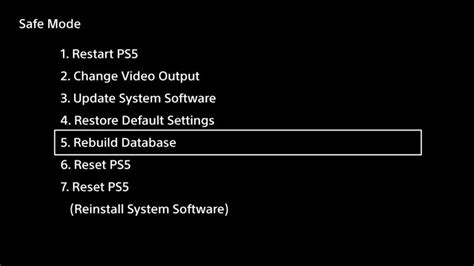 Image result for PS5 Safe Mode Not Working