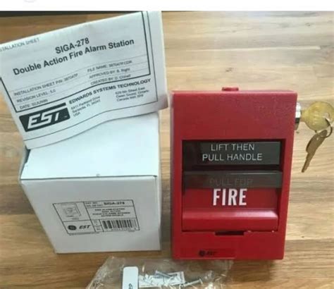 Fire Alarm Hooter - Siga 278 Est Manual Call Point Mcp Trader ...
