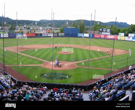Civic Stadium with Aqua Sox - Eugene, Oregon Stock Photo - Alamy