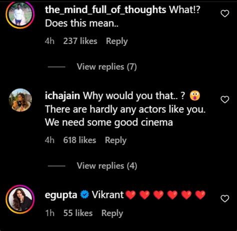 Vikrant Massey Retirement - Vikrant Massey announces temporary break ...