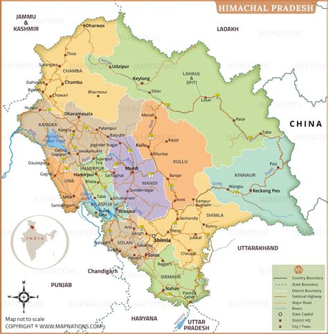 Bihar District Map, District Map of Bihar - Administrative Boundaries and Major Cities