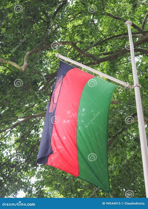Malawian Flag of Malawi stock image. Image of flag, african - 94544915
