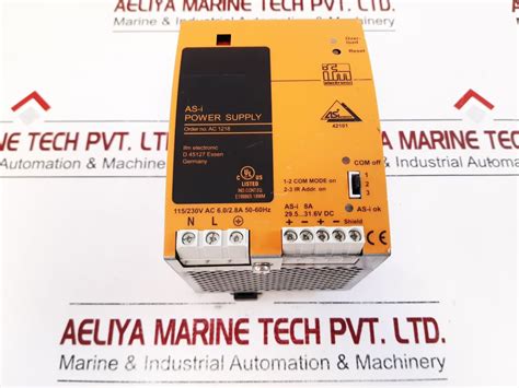 Ifm As-i Ac1218 Power Supply – Aeliya Marine Tech
