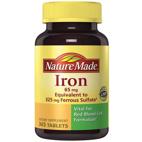 Product of Nature Made Iron Dietary Supplement Tablets, 365 ct ...