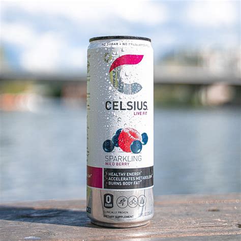 BEBIDA CELSIUS LIVE FIT SPARKLING Wild berry - 355ML – FUSFIT