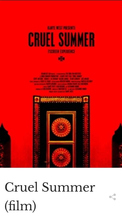 Just found out about the cruel summer film. Such a shame it never ...