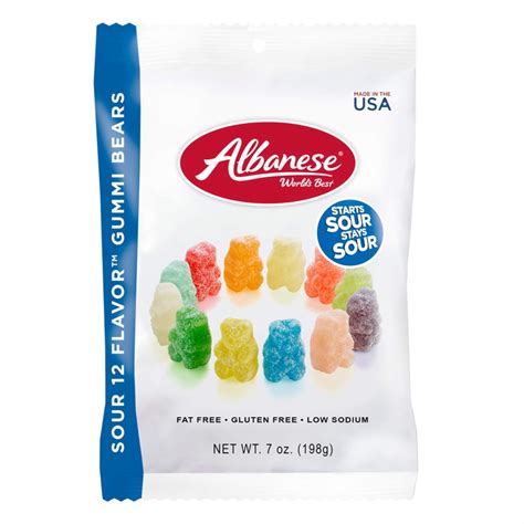 Albanese Gummy Bears Flavors With Colors at Brianna Fornachon blog