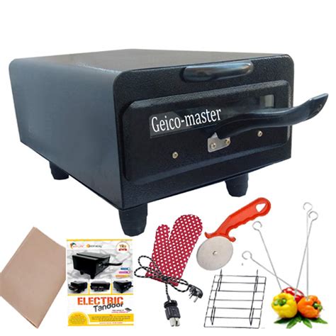 Buy Geico-master Electric Tandoor with Auxiliary Equipment Black 14 ...