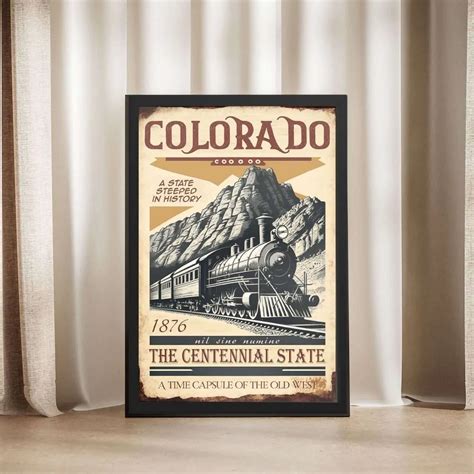 Colorado Historic Nil Sine Numine Poster