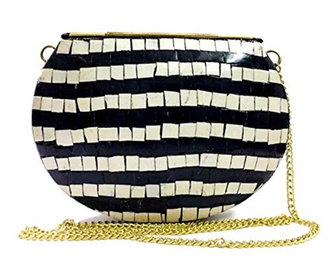 Buy Trend Overseas Black Women/Girls Bridal clutch party sling bag ...