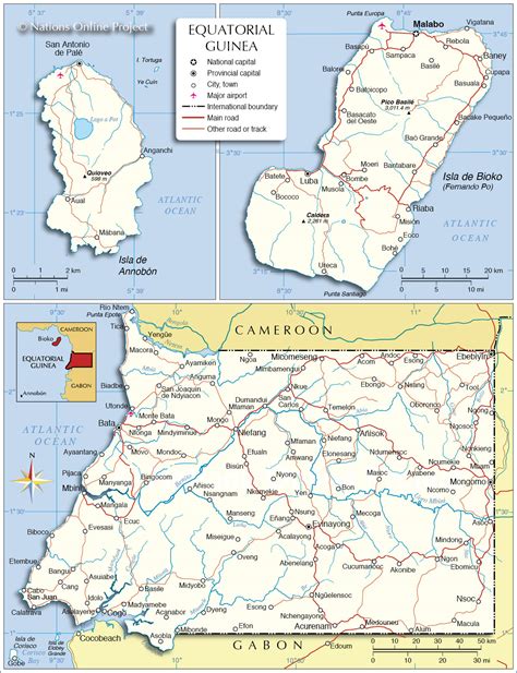 Mapas De Guinea Ecuatorial | mapa satelital de República de Guinea Ecuatorial // África – NNKHC