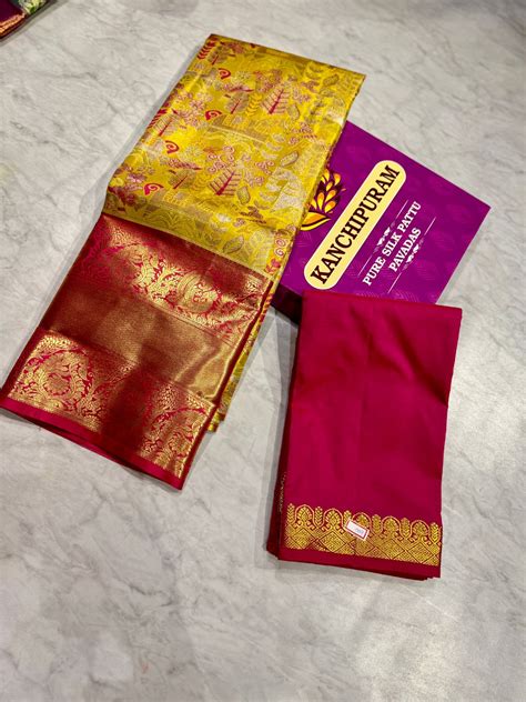 Kanchipuram Pattu Lehenga Material – MayiLabel
