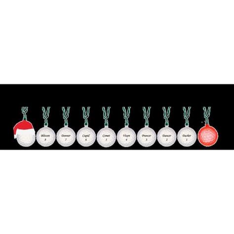 Buy 10-Light Santa Hat Golf Balls Light Set Online at Lowest Price in ...