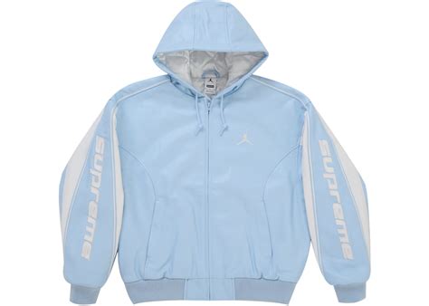 SUPREME JORDAN HOODED SWEATSHIRT SS26 BLUE MEN'S