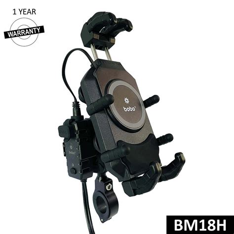 BOBO BM18 PRO Anti-Vibration Bike Phone Holder with 15W Fast Charging ...