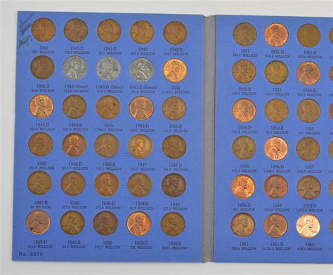 Complete 1941-58 Lincoln Wheat Cent Set - Includes 1943 Steel Cents ...