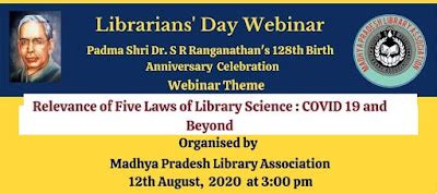MPLA : Librarian's Day Webinar :Relevance of Five Laws of Library ...