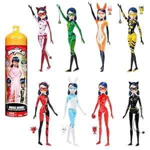 Buy Bandai - Miraculous Ladybug - Marinette Color Change Surprise Doll ...