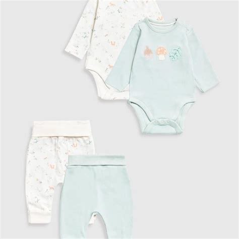 Buy Mothercare Unisex My First Contemporary Woodland 100% Cotton 4 ...