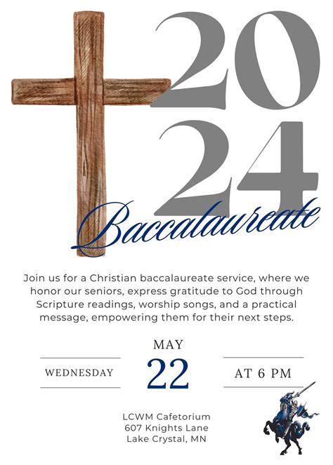 Baccalaureate Service for LCWM Seniors , LCWM Secondary School, Mankato ...