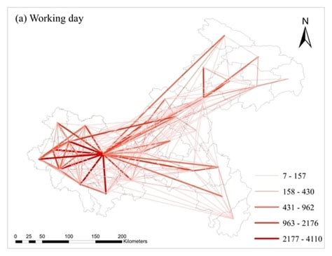Exploring Spatial and Temporal Connection Patterns among the Districts ...